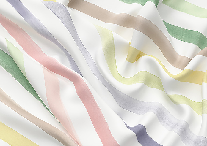 Bluebellgray Watercolour Stripe, Tetbury - Roman Blind - Image 4